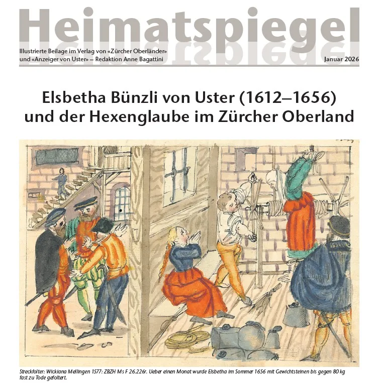 Aufnahme des Titelbildes des Heimatspiegels vom Januar 2026.
